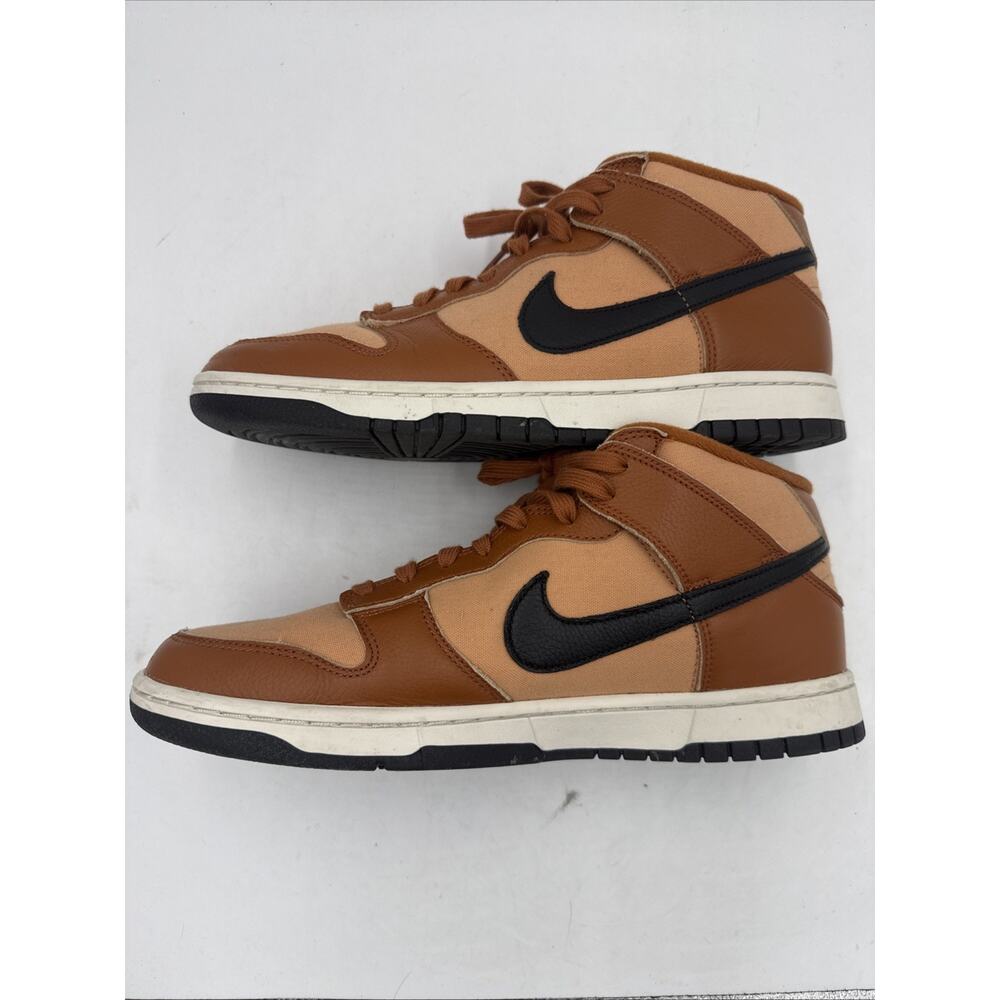 Size 10 - Nike Dunk Mid Amber Brown